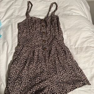 Cheetah print romper from Hollister